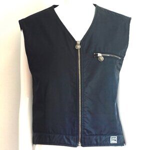 Versace Jeans Couture Quilted Vest With Medusa Logo Accents - Italy